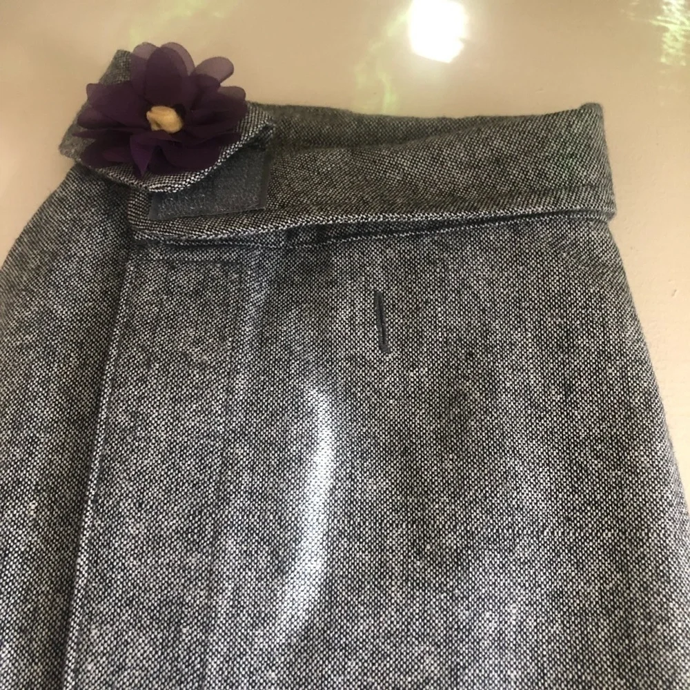 Dog Martha Stewart Jacket with Purple Flower Medium